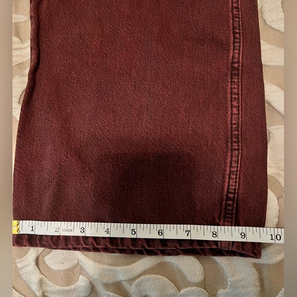 Etica Larsen Utility Jumpsuit, size Medium, red washed denim. NWOT - Picture 13 of 16